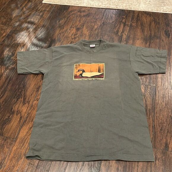 Canvas Back Decoy- A. SeAvey-Maine 1941
c. Sweerback tee single stitched size L - Picture 1 of 9